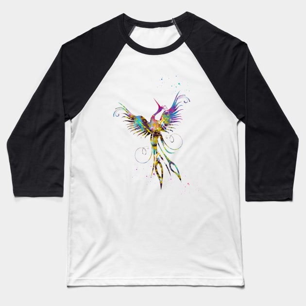 Phoenix bird Baseball T-Shirt by erzebeth